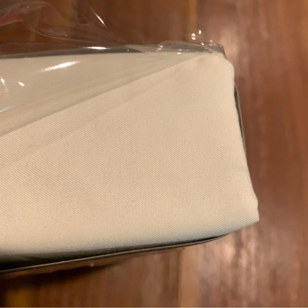 JCPenney Cream Microfiber Twin Sheet Set NWT NEW